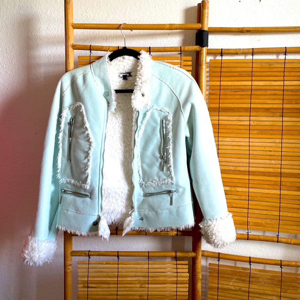Bebe Jacket light baby blue.